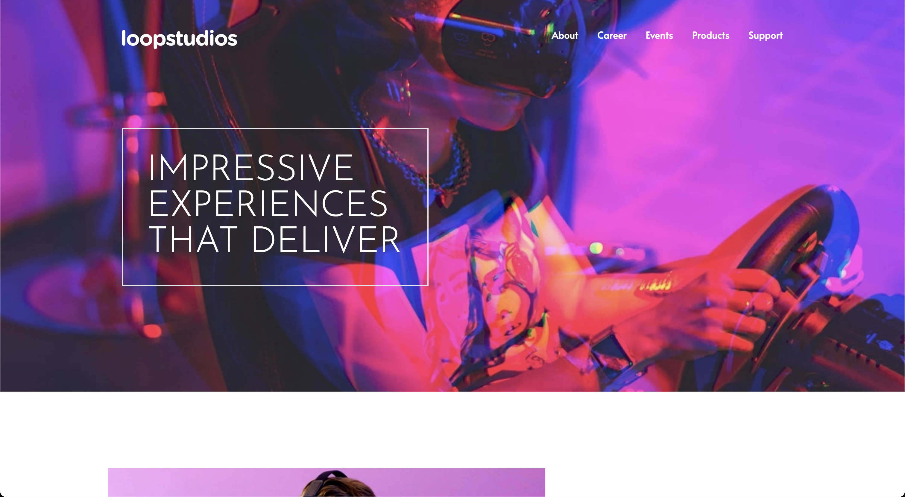 LoopStudios Landing Page
